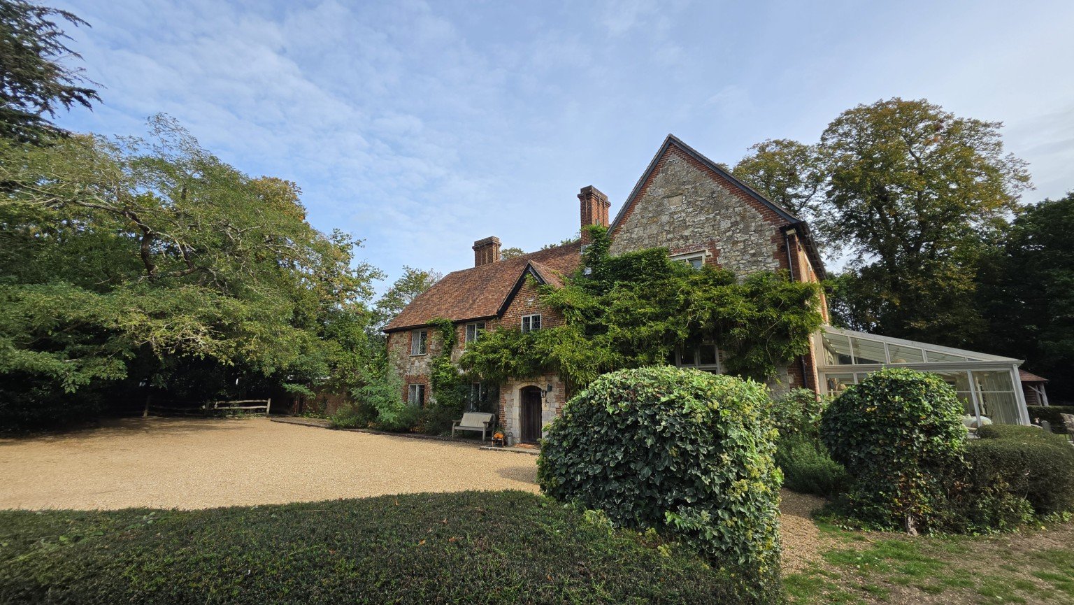 Netley Lodge aerial view